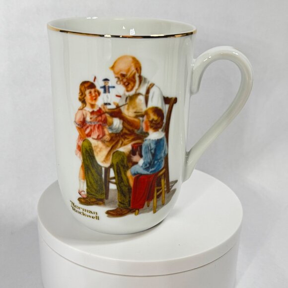 Norman Rockwell Museum Collection 4-Piece Mug Set Featuring Timeless Scenes - Picture 15 of 16